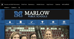 Desktop Screenshot of marlow.k12.ok.us