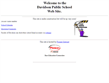 Tablet Screenshot of davidson.k12.ok.us