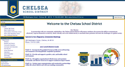 Desktop Screenshot of chelsea.k12.mi.us