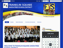 Tablet Screenshot of franklinsquare.k12.ny.us