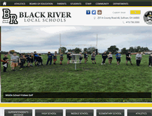 Tablet Screenshot of blackriver.k12.oh.us