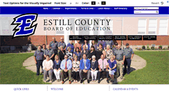 Desktop Screenshot of estill.k12.ky.us