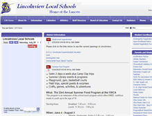 Tablet Screenshot of lincolnview.k12.oh.us