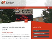 Tablet Screenshot of marathon.k12.wi.us