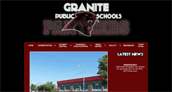 Desktop Screenshot of granite.k12.ok.us