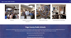 Desktop Screenshot of pagecounty.k12.va.us