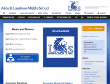 Tablet Screenshot of lms.stjohns.k12.fl.us