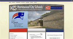 Desktop Screenshot of homewood.k12.al.us