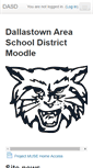Mobile Screenshot of moodle.dallastown.k12.pa.us