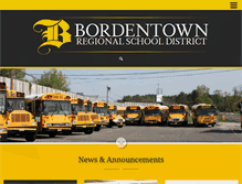 Tablet Screenshot of bordentown.k12.nj.us