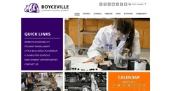 Desktop Screenshot of boyceville.k12.wi.us