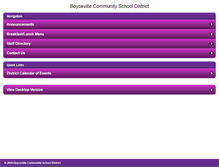 Tablet Screenshot of boyceville.k12.wi.us