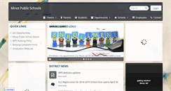 Desktop Screenshot of minot.k12.nd.us