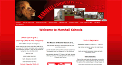 Desktop Screenshot of marshall.k12.il.us