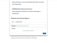 Tablet Screenshot of powerschool.brownsburg.k12.in.us