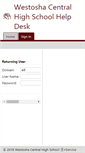 Mobile Screenshot of helpdesk.westosha.k12.wi.us