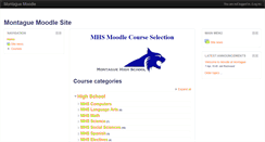 Desktop Screenshot of moodle.montague.k12.mi.us