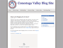 Tablet Screenshot of blog.cvsd.k12.pa.us