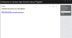 Desktop Screenshot of harrisondance.wiki.farmington.k12.mi.us