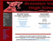 Tablet Screenshot of brandonvalley.k12.sd.us