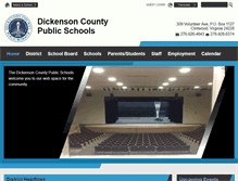 Tablet Screenshot of dickenson.k12.va.us