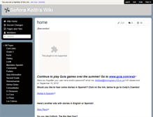 Tablet Screenshot of keith.wikis.birmingham.k12.mi.us