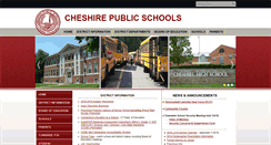 Desktop Screenshot of cheshire.k12.ct.us