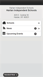 Mobile Screenshot of harlan-ind.k12.ky.us