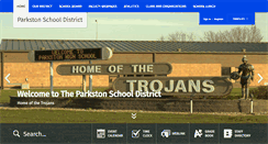 Desktop Screenshot of parkston.k12.sd.us