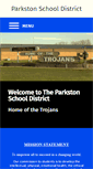 Mobile Screenshot of parkston.k12.sd.us