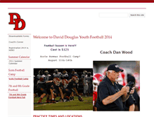 Tablet Screenshot of ddyouthfootball.ddouglas.k12.or.us