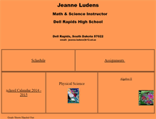 Tablet Screenshot of jl008.k12.sd.us