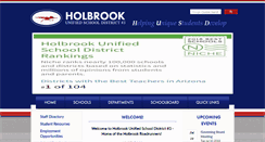 Desktop Screenshot of holbrook.k12.az.us