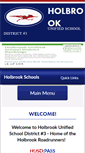 Mobile Screenshot of holbrook.k12.az.us