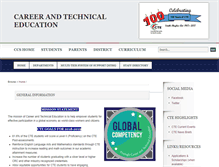 Tablet Screenshot of cte.ccs.k12.nc.us