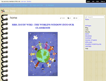 Tablet Screenshot of davis09.wikis.birmingham.k12.mi.us