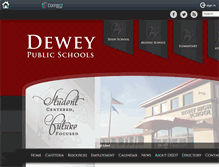 Tablet Screenshot of dewey.k12.ok.us