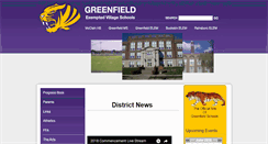 Desktop Screenshot of greenfield.k12.oh.us