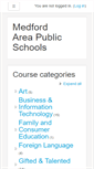 Mobile Screenshot of moodle.medford.k12.wi.us