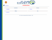 Tablet Screenshot of messenger.stclair.k12.il.us