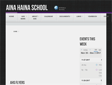 Tablet Screenshot of ainahaina.k12.hi.us