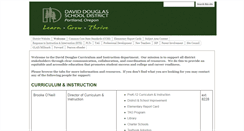 Desktop Screenshot of curriculum.ddouglas.k12.or.us