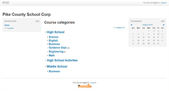 Desktop Screenshot of moodle.pcsc.k12.in.us