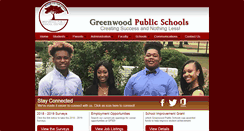 Desktop Screenshot of greenwood.k12.ms.us
