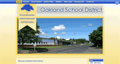 Desktop Screenshot of oakland.k12.or.us