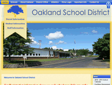 Tablet Screenshot of oakland.k12.or.us