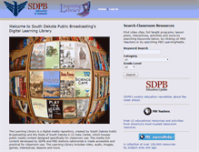 Tablet Screenshot of pbsdll.k12.sd.us