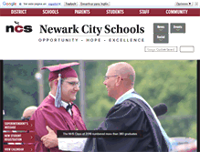 Tablet Screenshot of newarkcity.k12.oh.us