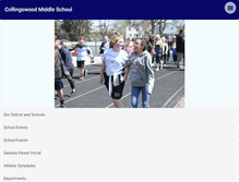 Tablet Screenshot of ms.collingswood.k12.nj.us