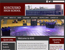 Tablet Screenshot of kosciuskohs.ksd.k12.ms.us